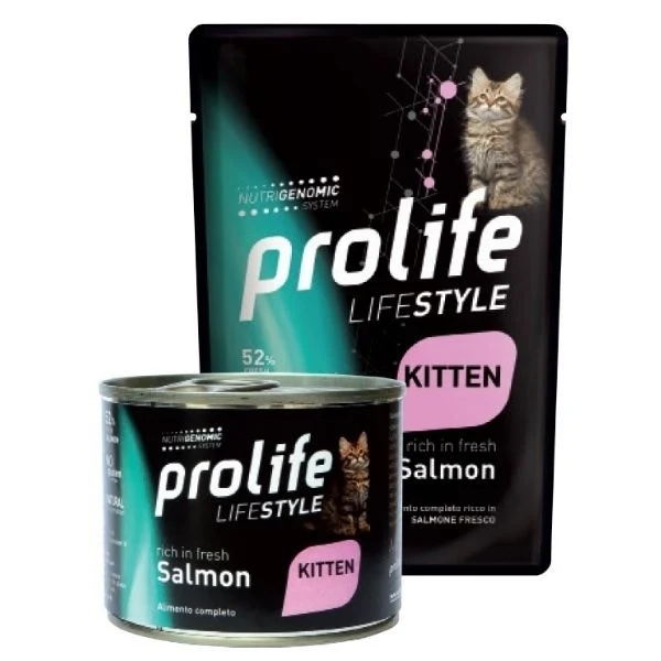 Prolife Life Style Salmone Fresco Cibo Umido Per Gattini Bustina 200g