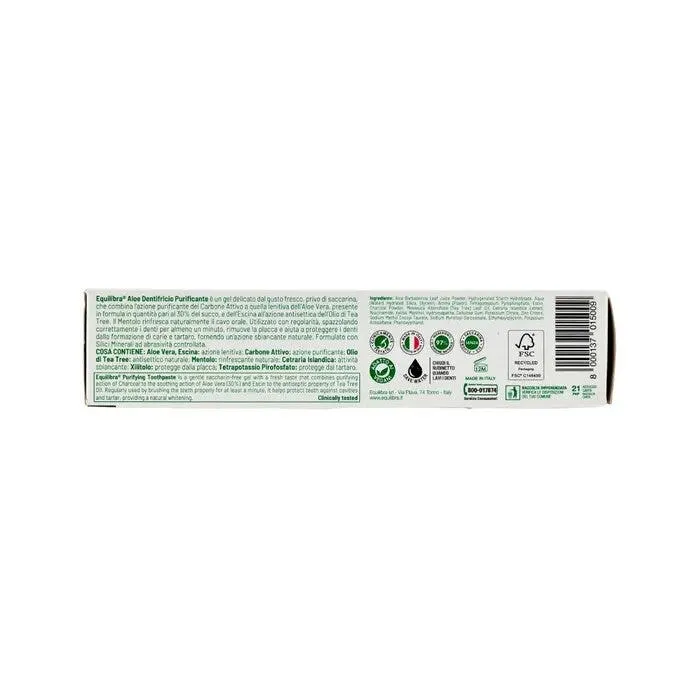 Equilibra Aloe Dentifricio Purificante 75ml