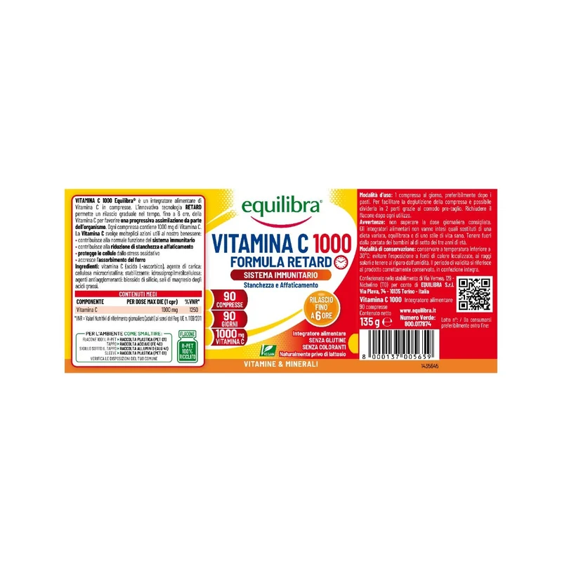 Equilibra Vitamina C 1000 90 Compresse