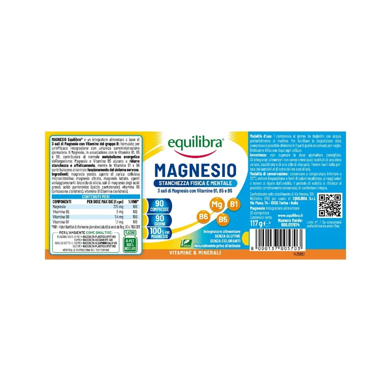 Equilibra Magnesio Integratore 90 Compresse