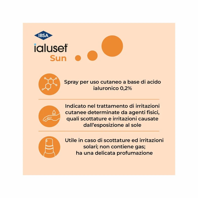 Ialuset Sun Spray Scottature Solari 100ml