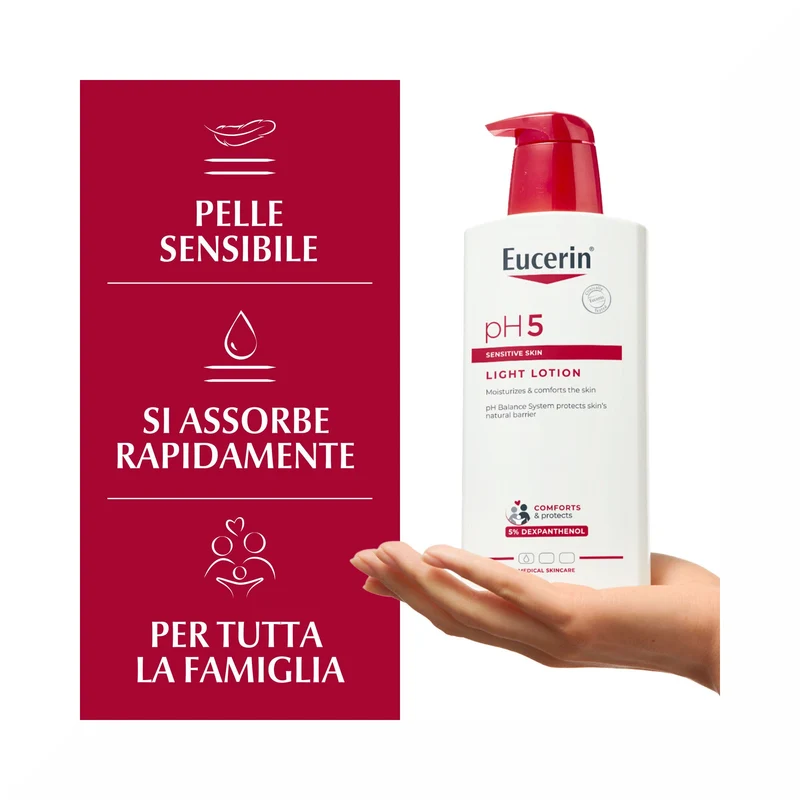 Eucerin Ph5 Emulsione Idratante Extra Leggera 400ml