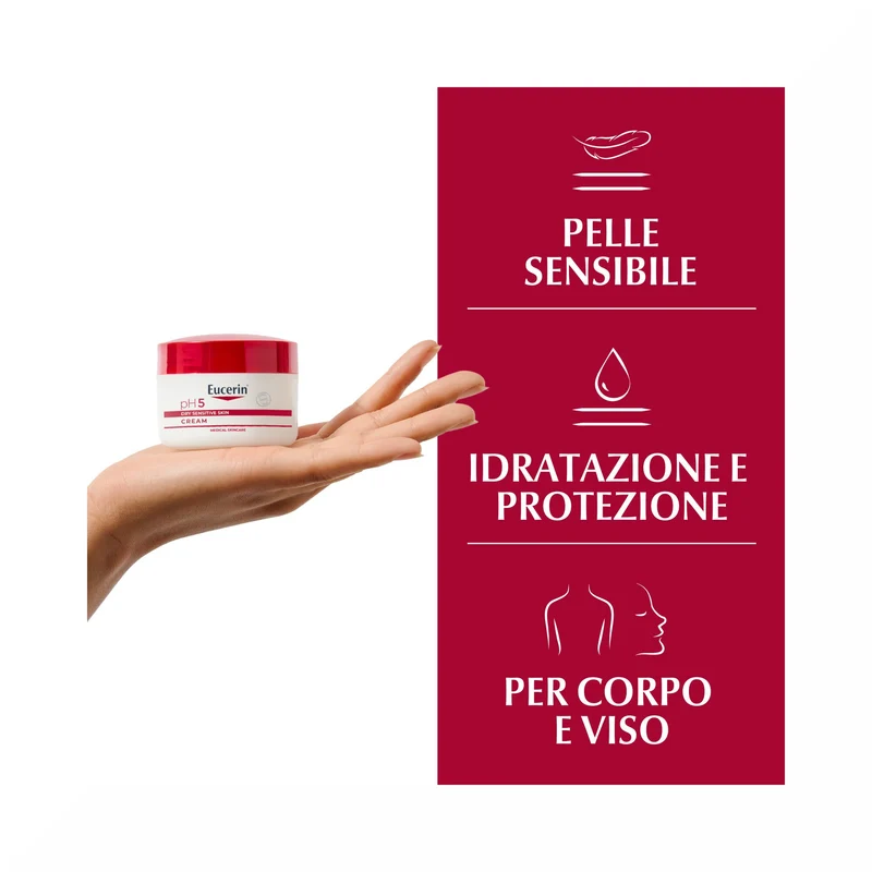 Eucerin pH5 Crema Pelle Sensibile E Secca crema corpo 75ml