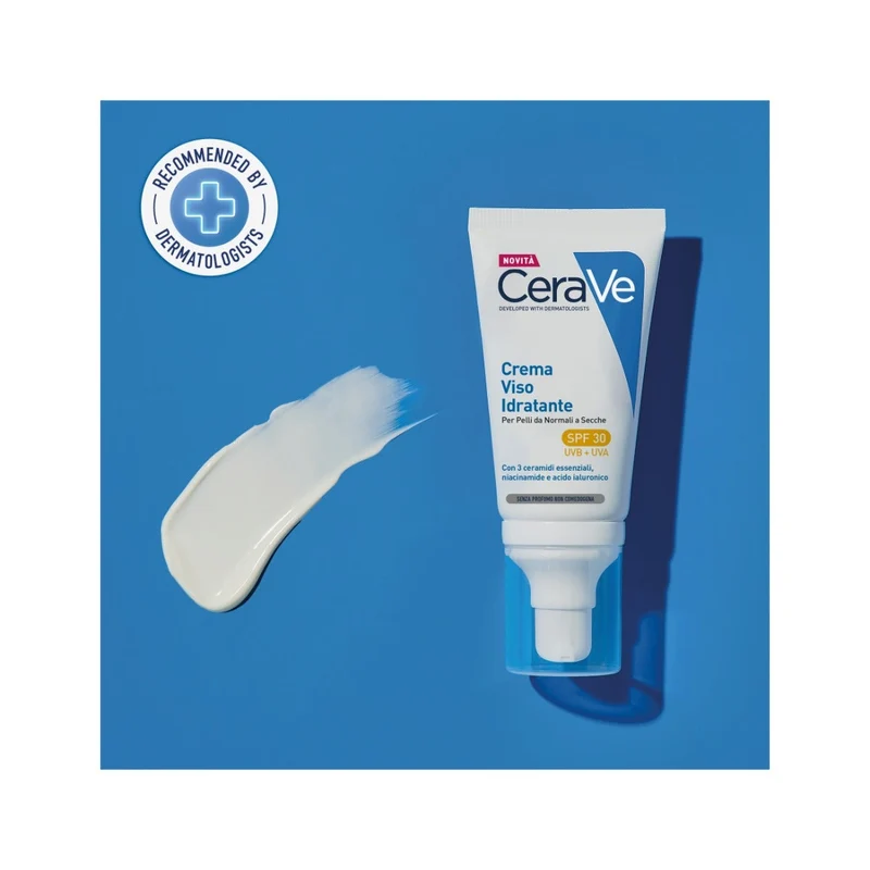 CeraVe Crema Viso Idratante SPF30 24 Ore con Acido Ialuronico 52ml