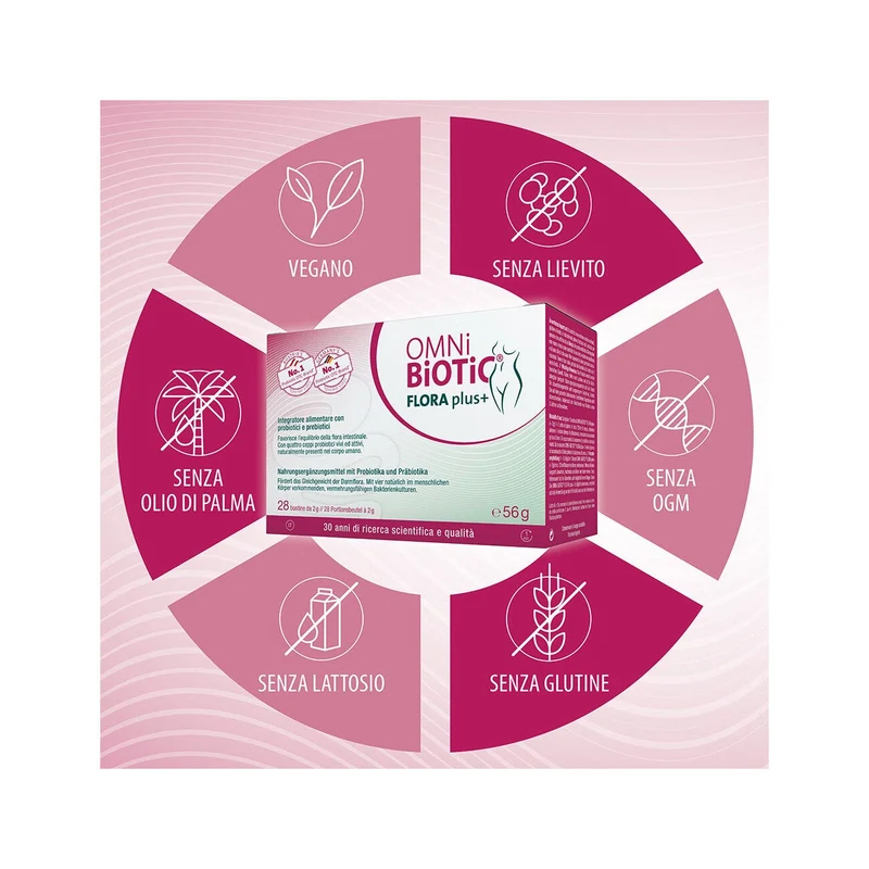 Omni Biotic Flora Plus+ 28 Bustine 56g
