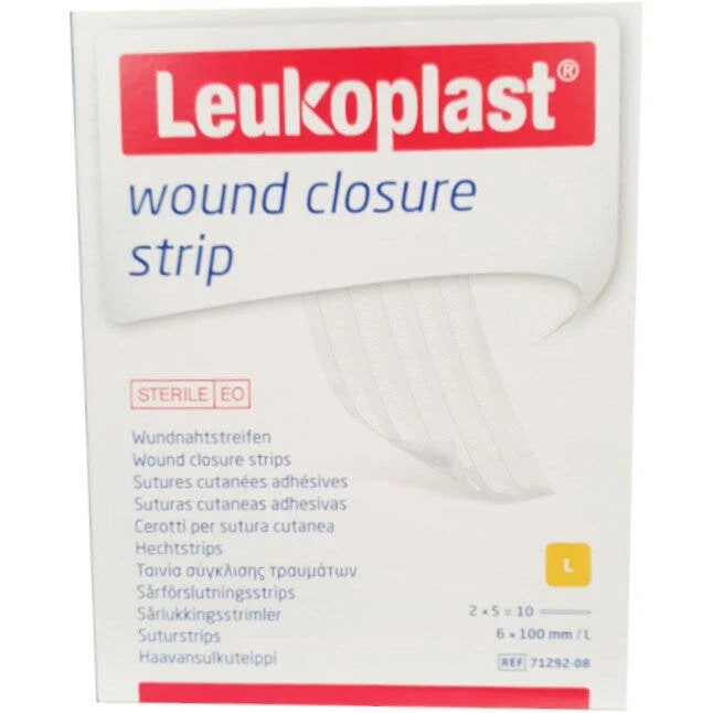 Leukoplast Wound Closure Strip Cerotti 10 Pezzi