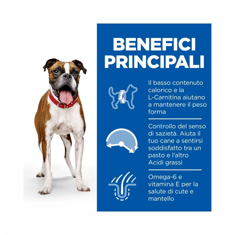 Hill's Science Plan Light Adult Crocchette Con Pollo Per Cani Taglia Media Sacco 14 Kg