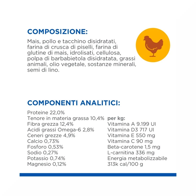 Hill's Science Plan Light Adult Crocchette Con Pollo Per Cani Taglia Media Sacco 14 Kg