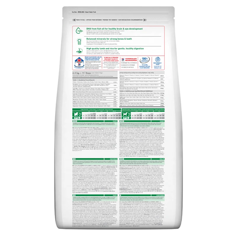 Hill's Science Plan Puppy Medium Crocchette All'agnello E Riso Per Cuccioli Sacco 14 Kg