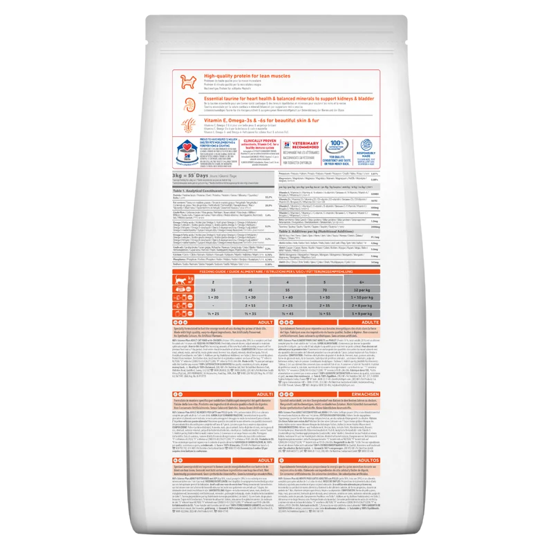 Hill's Science Plan Adult Crocchette per Gatti al Pollo 10Kg