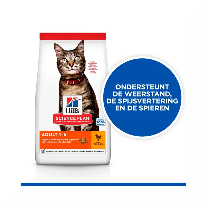Hill's Science Plan Adult Crocchette per Gatti al Pollo 10Kg