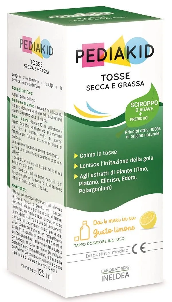Pediakid Tosse Secca/Grassa Sciroppo 125ml