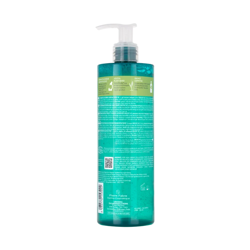 A-Derma Biology AC Gel Detergente Schiumogeno Purificante Anti-imperfezioni 400ml