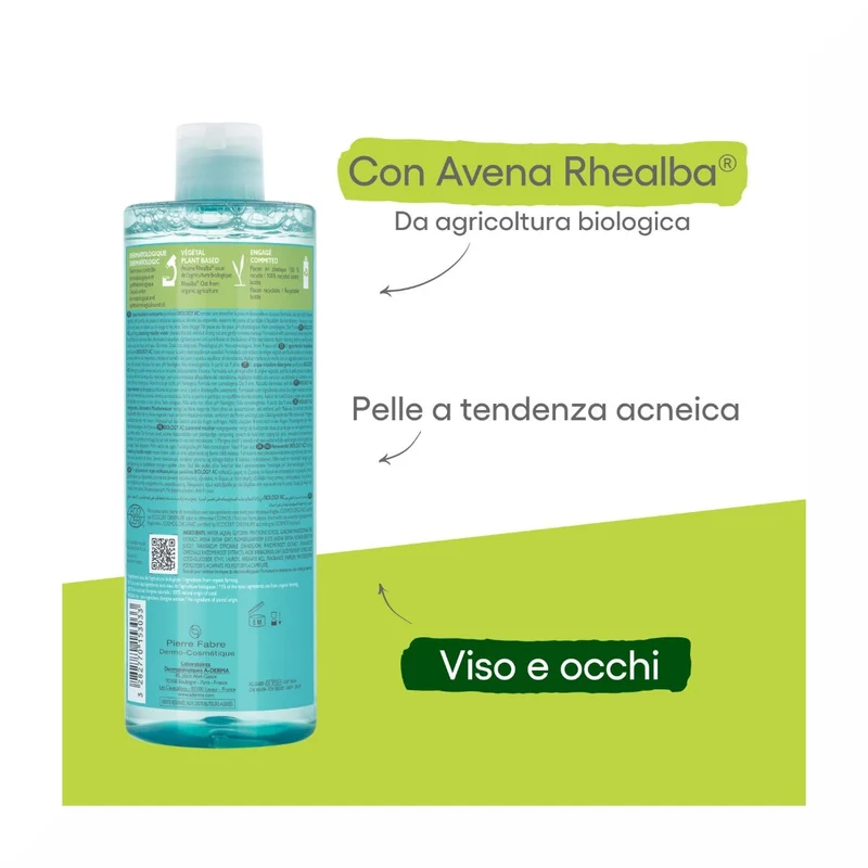 A-Derma Biology Ac Acqua Micellare Detergente Purificante Anti-imperfezioni 400ml