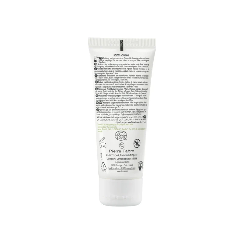 A-Derma Biology Ac Trattamento Opacizzante Anti-imperfezioni 40ml