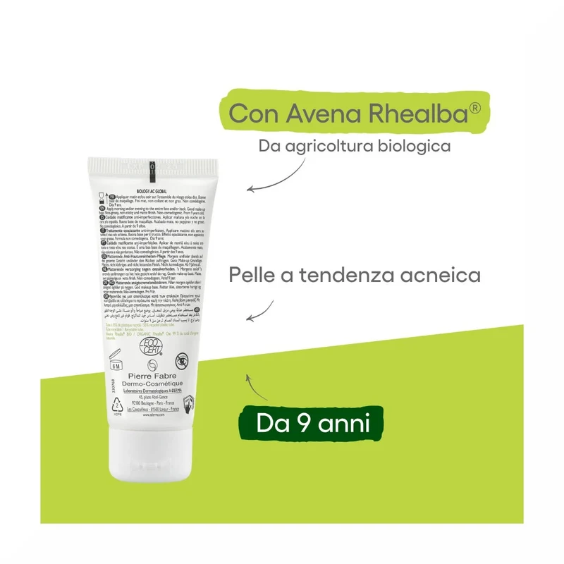 A-Derma Biology Ac Trattamento Opacizzante Anti-imperfezioni 40ml