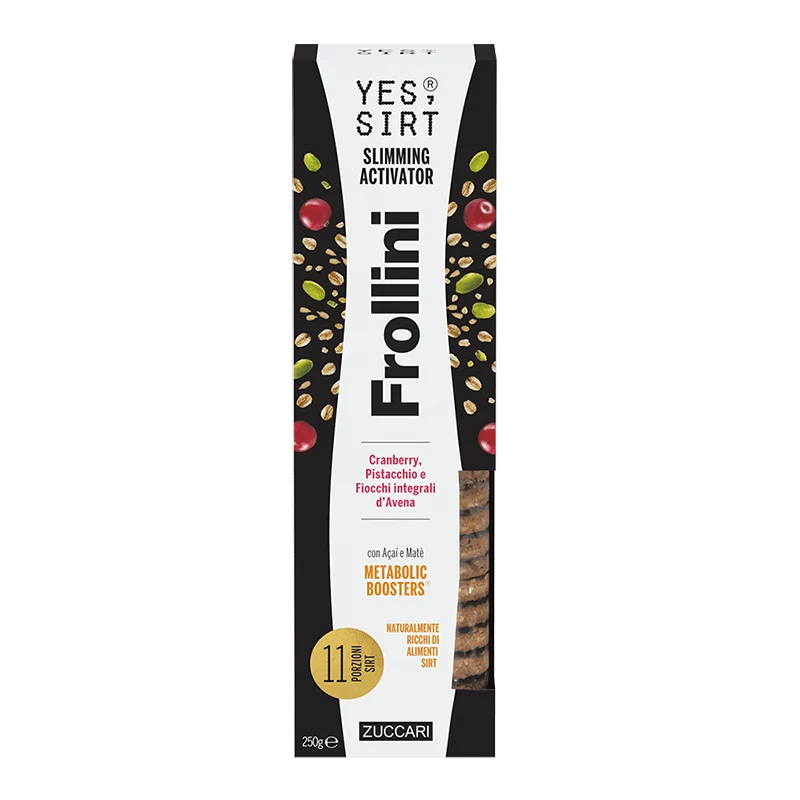 Yes Sirt Frollini Cranberry Pistacchio E Fiocchi Integrali d’Avena 250g