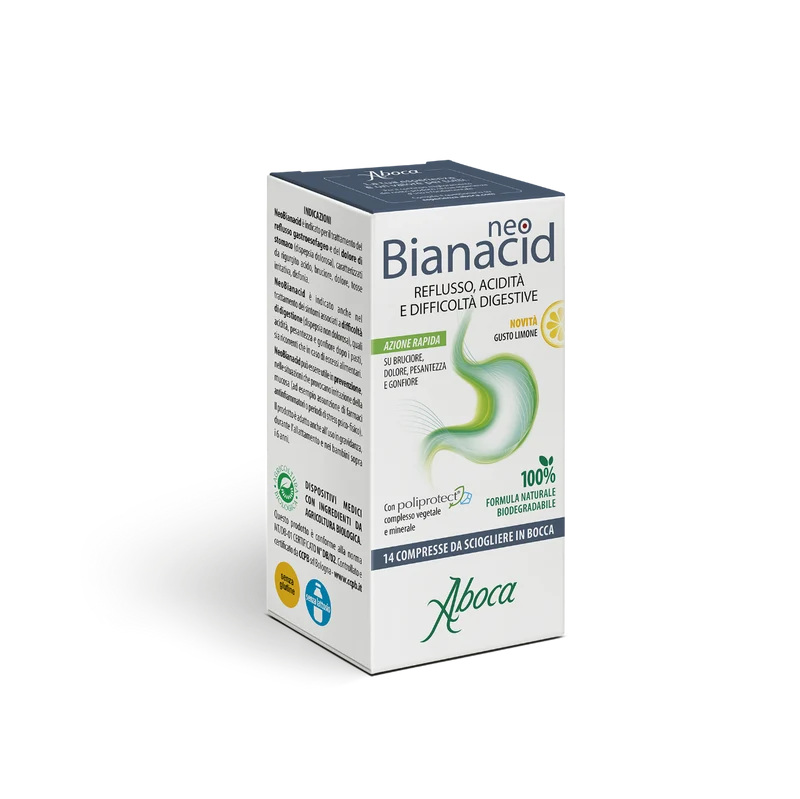 Aboca Neobianacid 14 Compresse Gusto Limone