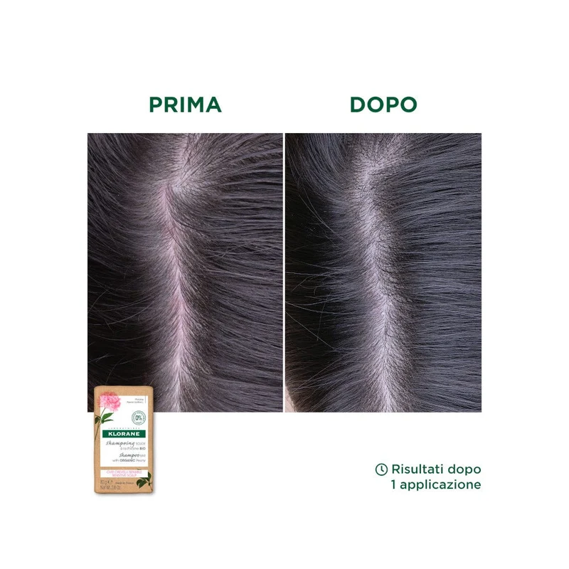 Klorane Shampoo Solido Lenitivo Peonia Bio 80g