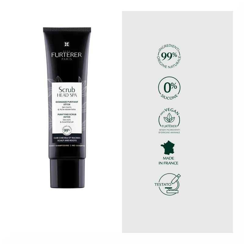 René Furterer Head Spa Scrub Gommage Detox Cuoio Capelluto 150ml
