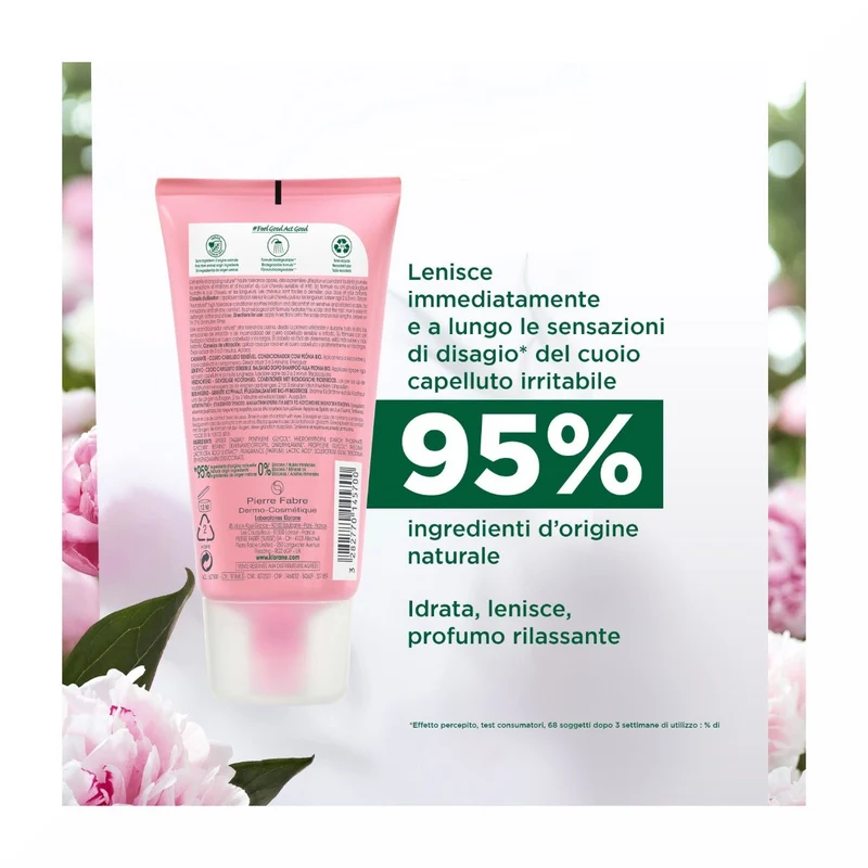 Klorane Dopo Shampoo Alla Peonia 150ml