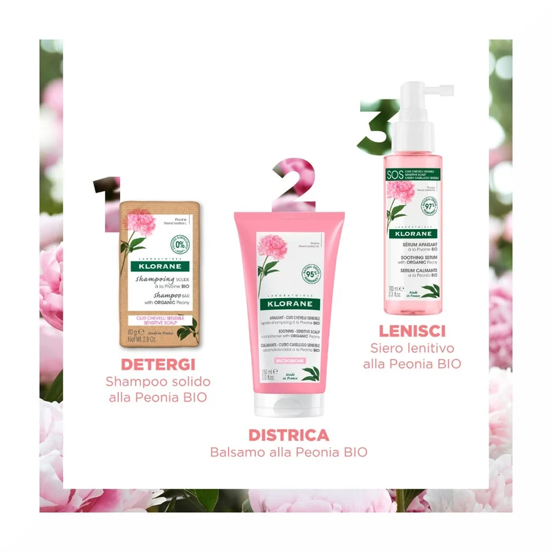 Klorane Dopo Shampoo Alla Peonia 150ml