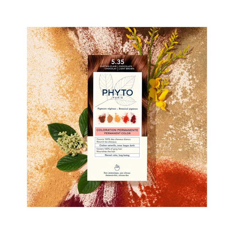 Phyto Phytocolor 5.35 Castano Chiaro Cioccolato Colorazione Permanente Per Capelli