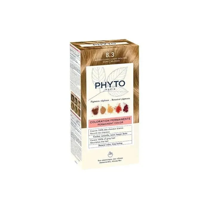 Phyto Phytocolor 8.3 Biondo Chiaro Dorato Colorazione Permanente Per Capelli