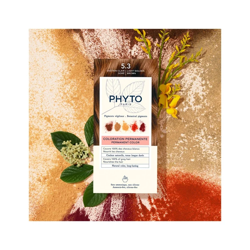 Phyto Phytocolor 5.3 Castano Chiaro Dorato Colorazione Permanente Per Capelli