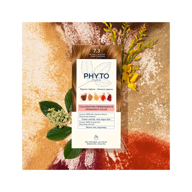 Phyto Phytocolor 7.3 Biondo Dorato Colorazione Permanente Per Capelli