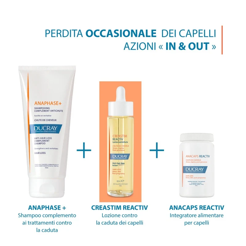 Ducray Anacaps Reactiv Integratore Alimentare Capelli 30 Capsule