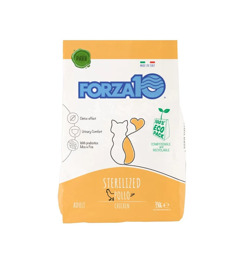 Forza10 Adult Maintenance Sterilized Crocchette Al Pollo Gatti Adulti Sacco 350g