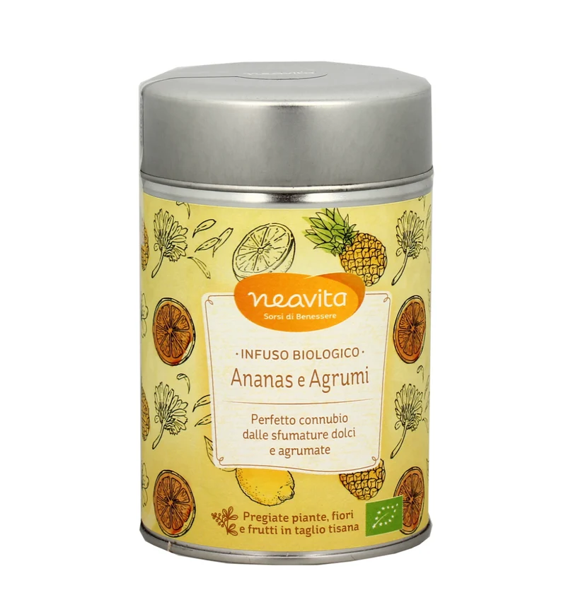 Neavita Silver Tin Ananas e Agrumi 100g