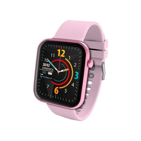 Techmade Have Smartwatch Con Frame In Alluminio 1,68 Pink