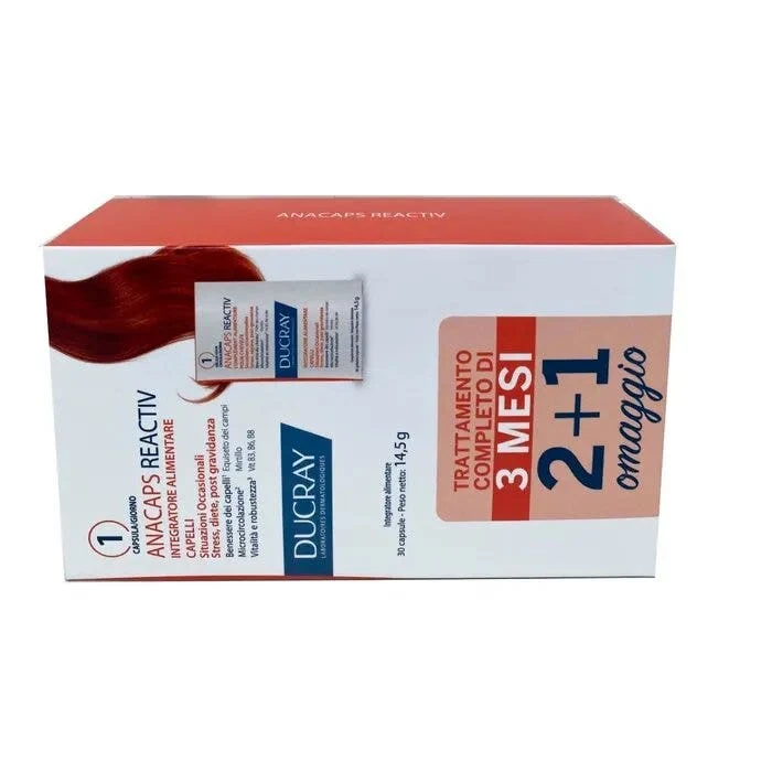 Ducray Anacaps Reactiv Integratore Capelli 90 Capsule