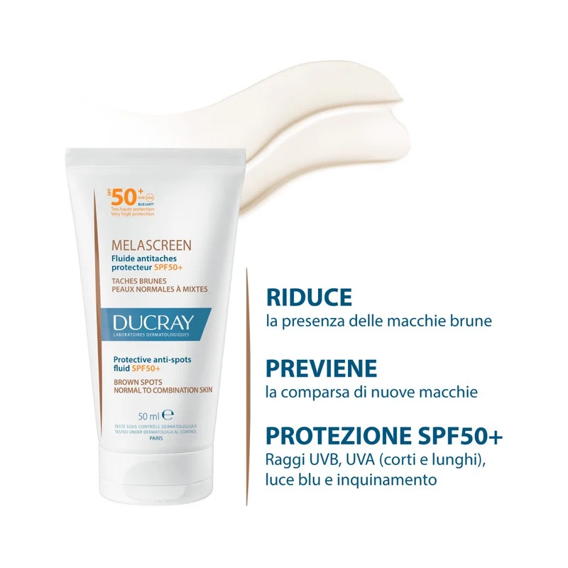 Ducray Melascreen Crema Anti-Macchie Protettiva 50ml SPF50+