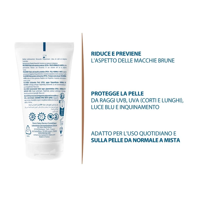 Ducray Melascreen Fluido Anti-Macchie Protettivo Solare 40ml SPF50+