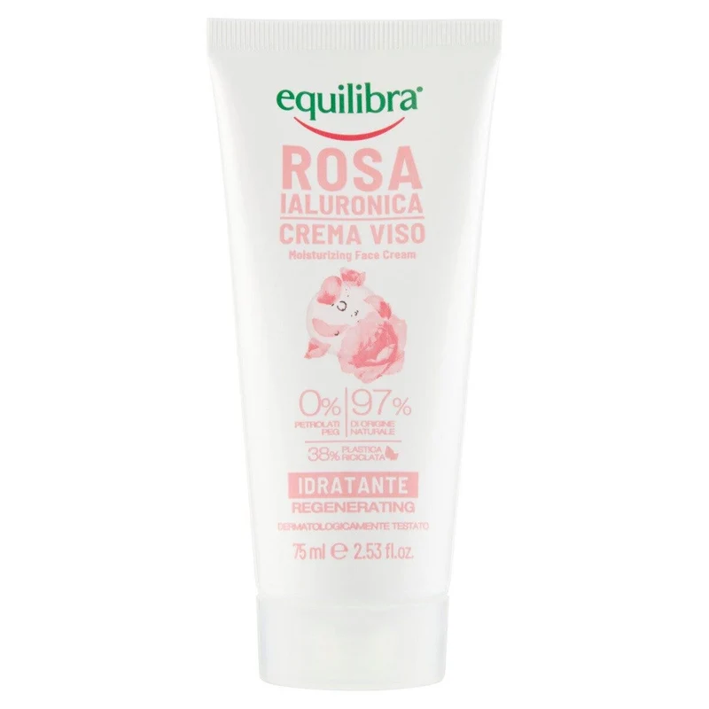 Equilibra Viso Rosa Ialuronica Crema Viso Idratante 75ml
