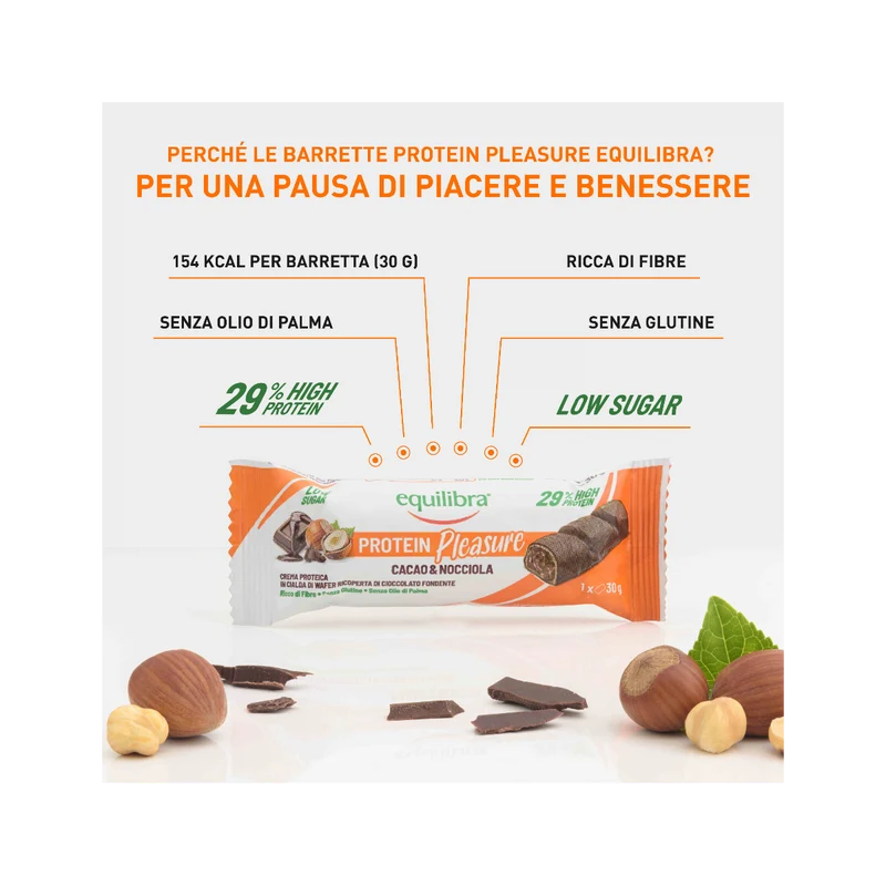 Equilibra Crock Cacao&Nocciola 1 Barretta Proteica