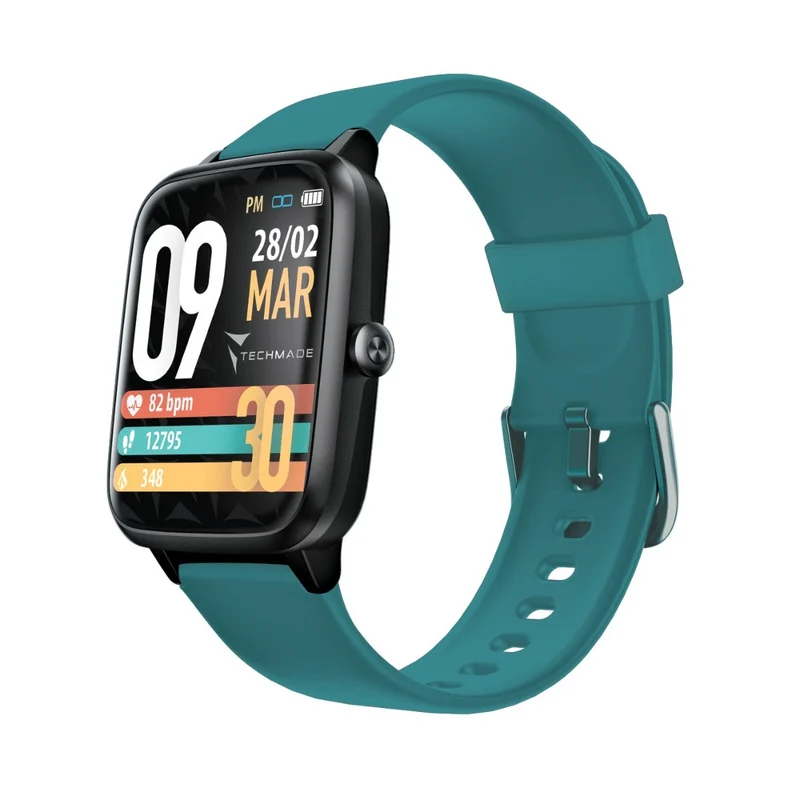 Techmade Smartwatch Sport Con GPS Integrato Green