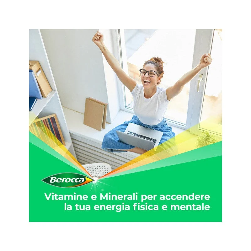 Berocca Plus Integratore Vitamine Minerali Energia 30 Compresse