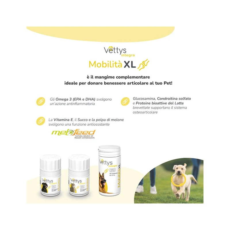 Vettys Integra Mobilità Per Cani Taglia XL 30 Compresse