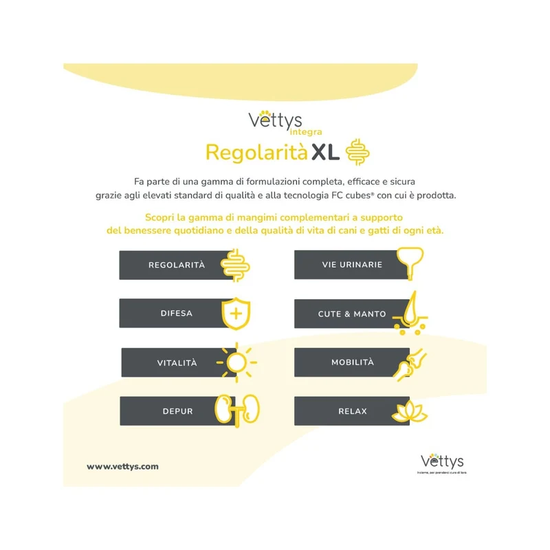 Vettys Integra Regolarità Per Cani Taglia XL 30 Compresse