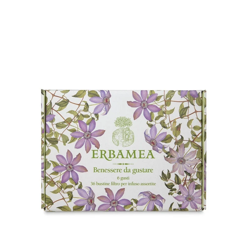 Erbamea Scatola Regalo Benessere Da Gustare Infusi 36 Bustine