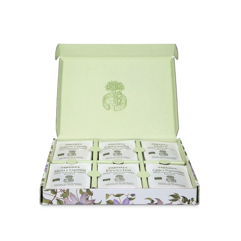 Erbamea Scatola Regalo Benessere Da Gustare Infusi 36 Bustine