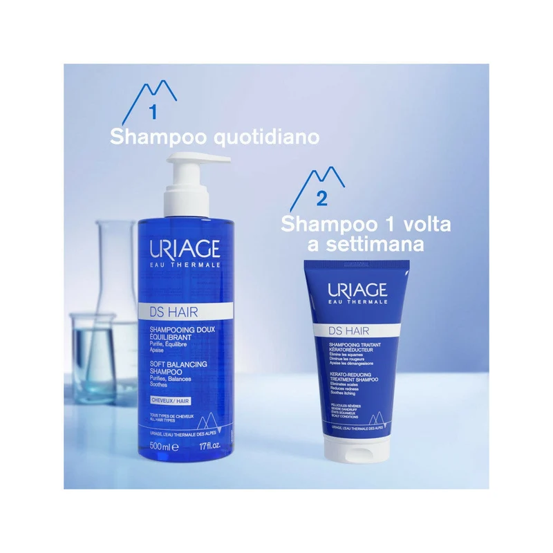 Uriage DS Hair Shampoo Trattamento Cheratoriduttore 150ml