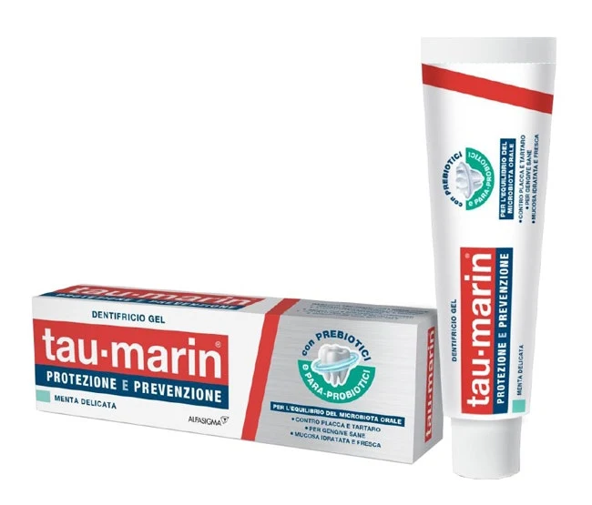 Taumarin Protezione e Prevenzione Dentifricio Gel Menta Delicata 75ml