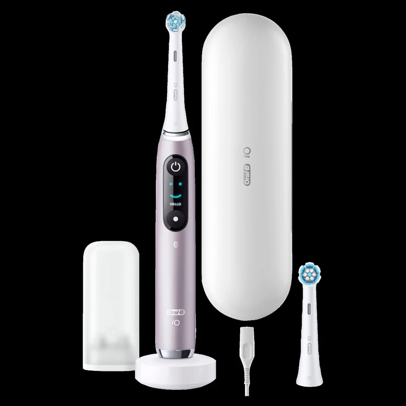 Oral-B iO 9S Spazzolino Elettrico Ricaricabile Rosa + 2 Testine