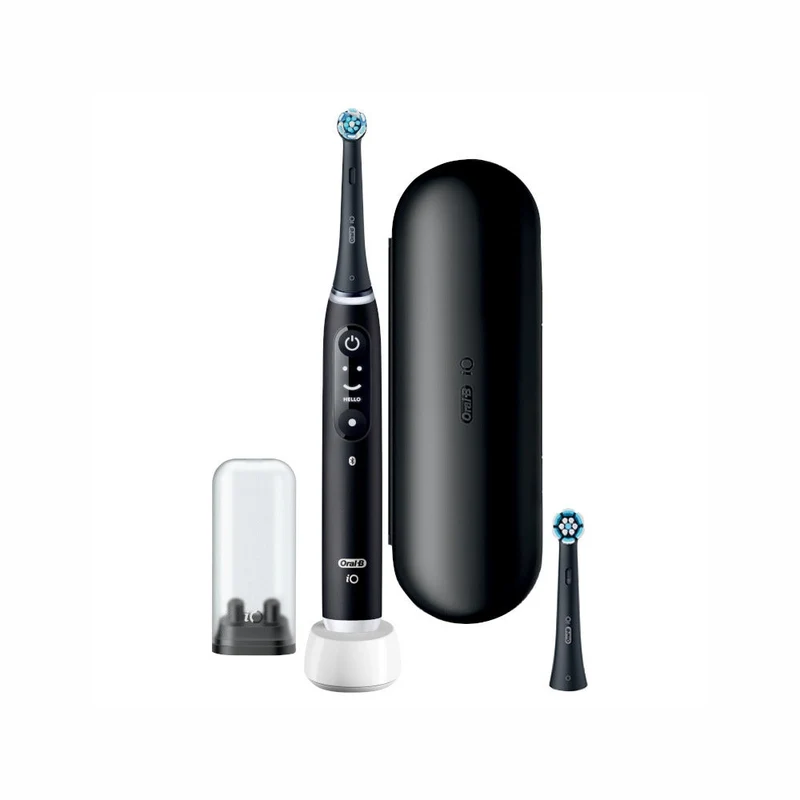 Oral-B iO6 Spazzolino Elettrico Ricaricabile Nero Con Custodia Da Viaggio