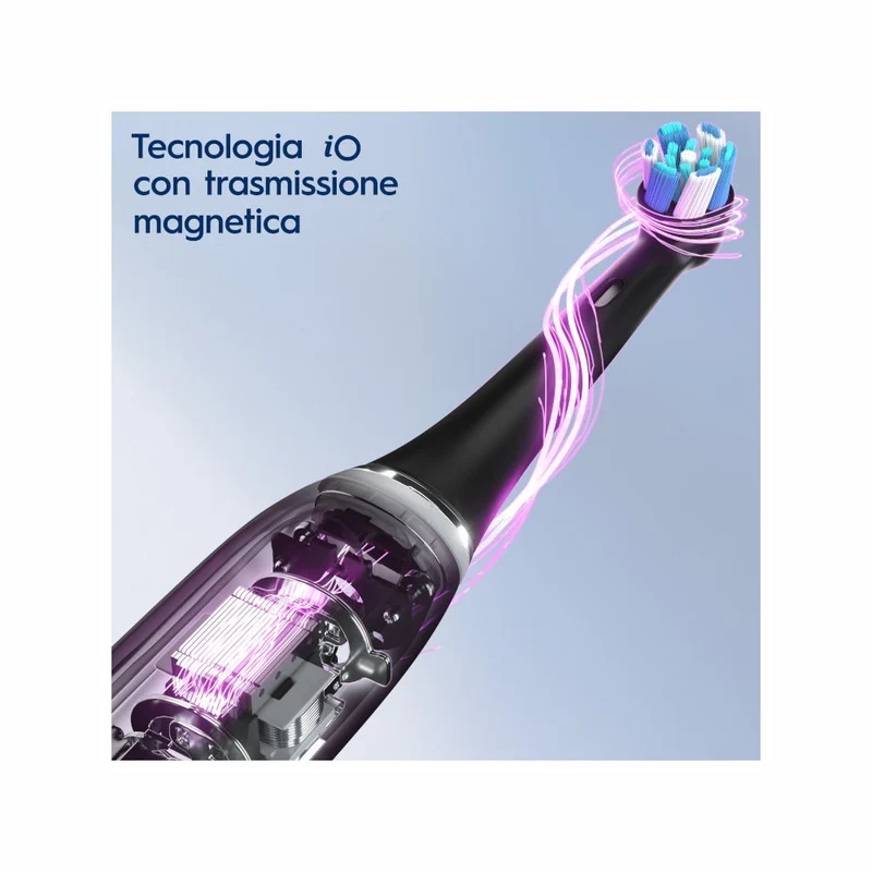 Oral-B iO6 Spazzolino Elettrico Ricaricabile Nero Con Custodia Da Viaggio